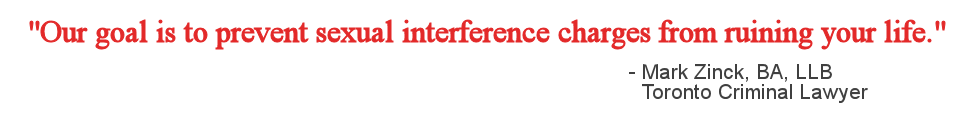 Toronto Sexual Interference Charges Lawyer